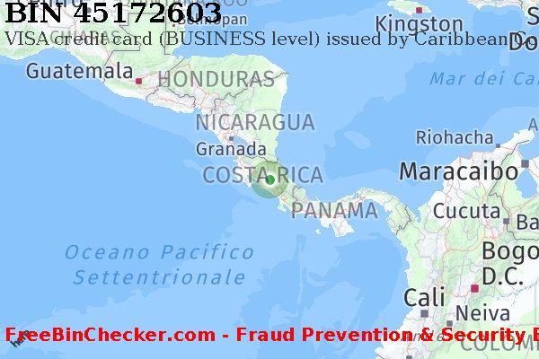 45172603 VISA credit Costa Rica CR Lista BIN