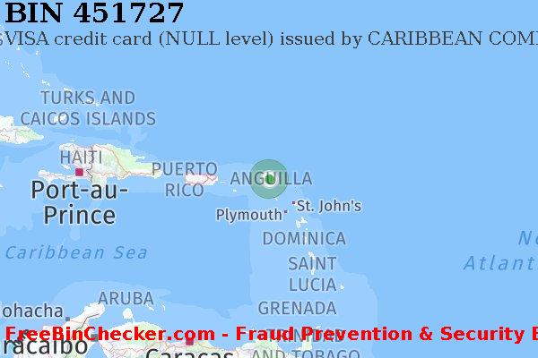 451727 VISA credit Anguilla AI Lista de BIN