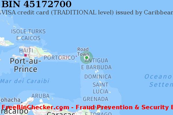 45172700 VISA credit Anguilla AI Lista BIN