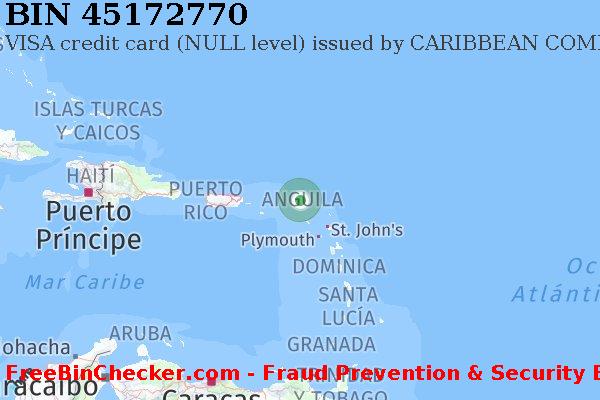 45172770 VISA credit Anguilla AI Lista de BIN