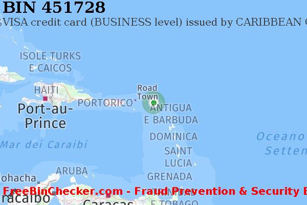 451728 VISA credit Anguilla AI Lista BIN