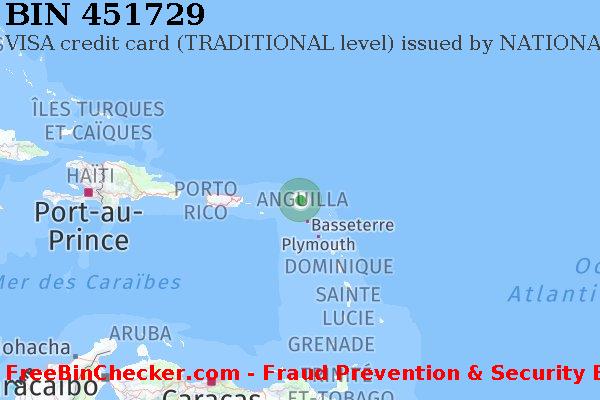 451729 VISA credit Anguilla AI BIN Liste 