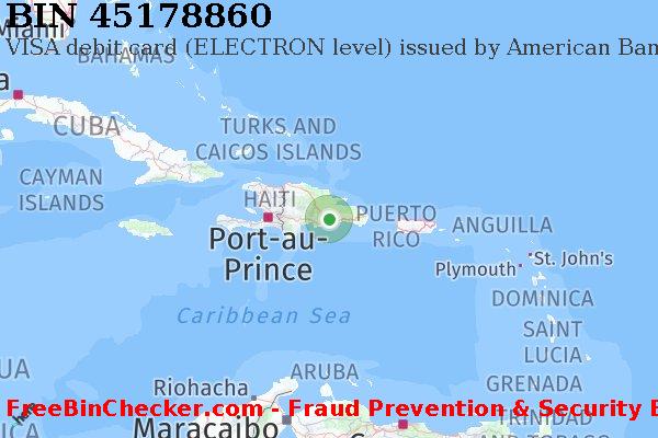 45178860 VISA debit Dominican Republic DO BIN Lijst