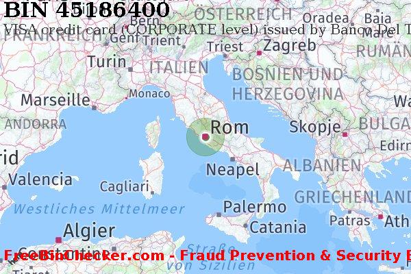45186400 VISA credit Italy IT BIN-Liste