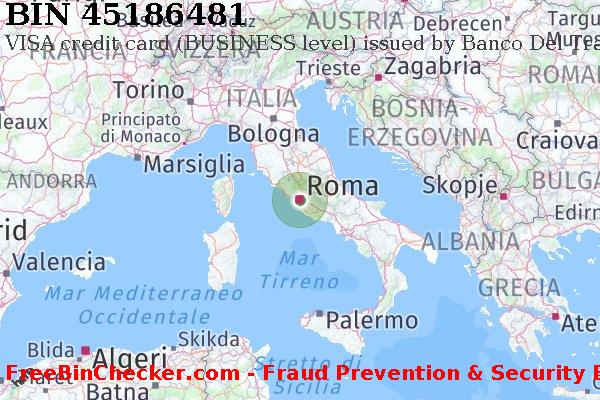 45186481 VISA credit Italy IT Lista BIN