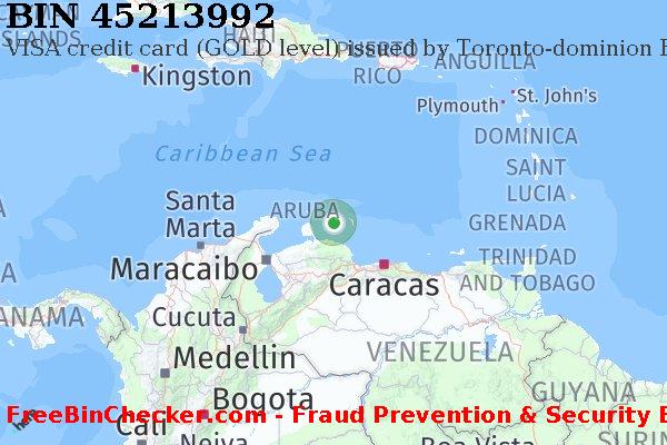 45213992 VISA credit Curaçao CW BIN 목록