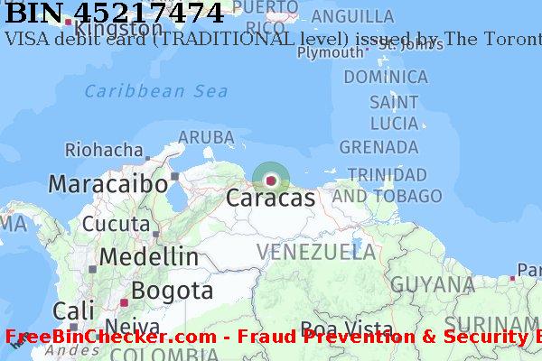45217474 VISA debit Venezuela VE BIN List