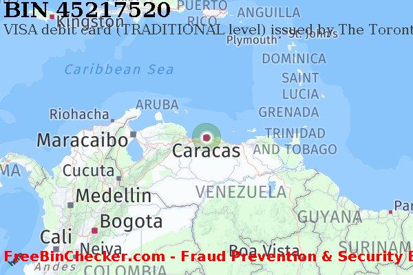 45217520 VISA debit Venezuela VE BIN List