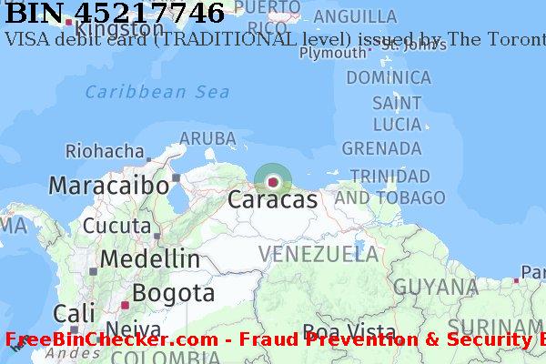 45217746 VISA debit Venezuela VE BIN Danh sách