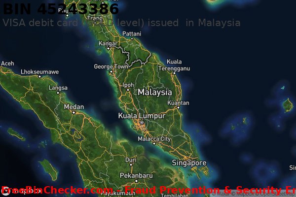 45243386 VISA debit Malaysia MY BIN List