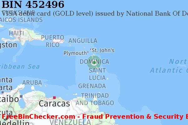 452496 VISA debit Dominica DM बिन सूची