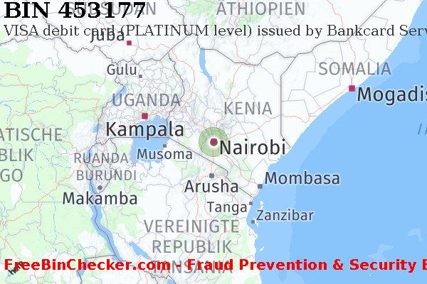 453177 VISA debit Kenya KE BIN-Liste