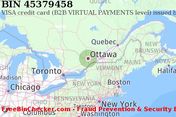 45379458 VISA credit Canada CA BIN List