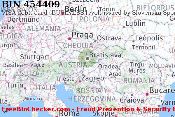 454409 VISA debit Slovakia (Slovak Republic) SK Lista de BIN