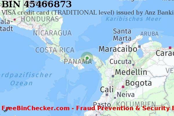 45466873 VISA credit Panama PA BIN-Liste