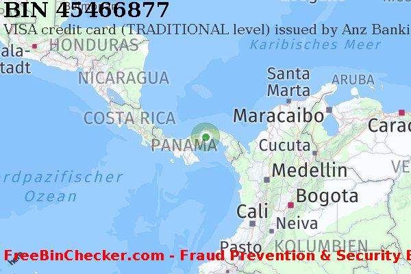 45466877 VISA credit Panama PA BIN-Liste