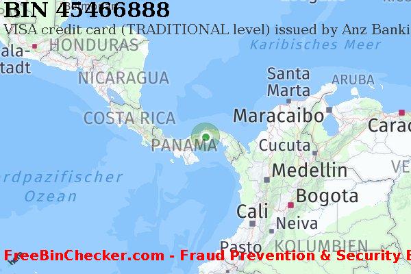 45466888 VISA credit Panama PA BIN-Liste