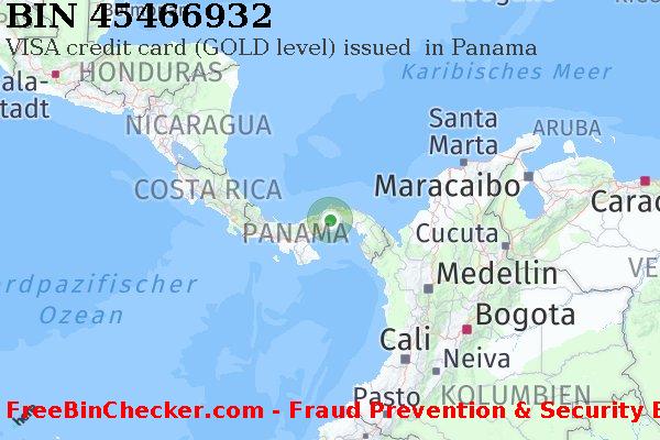 45466932 VISA credit Panama PA BIN-Liste