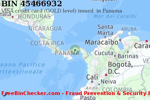 45466932 VISA credit Panama PA Lista BIN