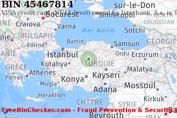 45467814 VISA credit Turkey TR BIN Liste 