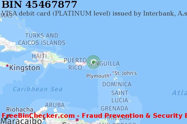 45467877 VISA debit Virgin Islands (British) VG BIN List