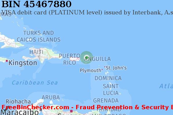 45467880 VISA debit Virgin Islands (British) VG BIN List