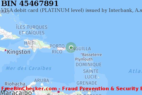 45467891 VISA debit Virgin Islands (British) VG BIN Liste 