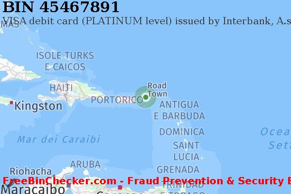 45467891 VISA debit Virgin Islands (British) VG Lista BIN