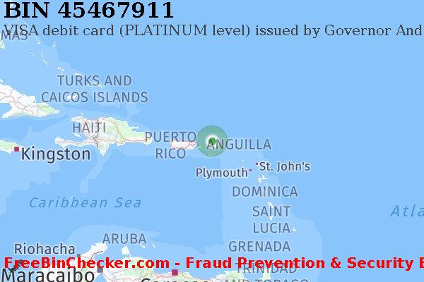 45467911 VISA debit Virgin Islands (British) VG BIN List