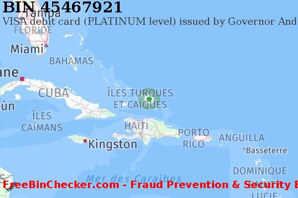 45467921 VISA debit Turks and Caicos Islands TC BIN Liste 