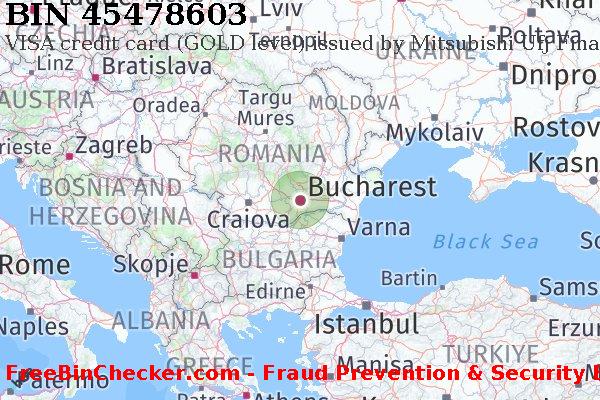 45478603 VISA credit Romania RO BIN List