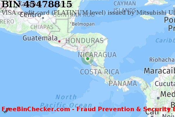 45478815 VISA credit Nicaragua NI BIN List