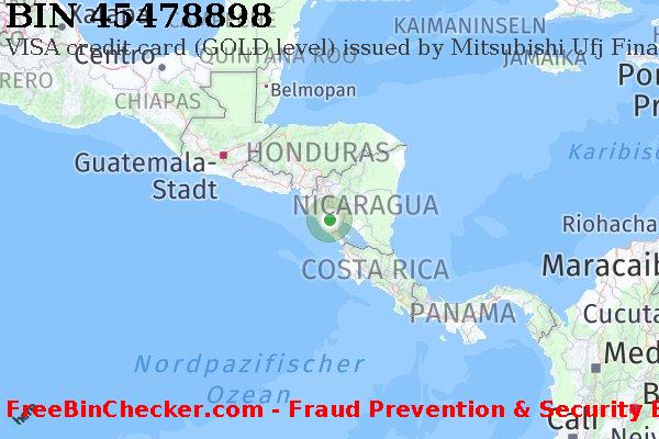 45478898 VISA credit Nicaragua NI BIN-Liste