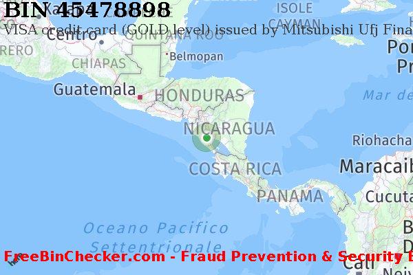45478898 VISA credit Nicaragua NI Lista BIN