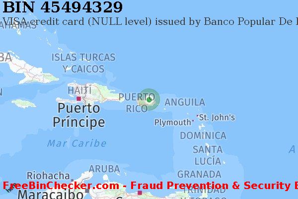 45494329 VISA credit Puerto Rico PR Lista de BIN