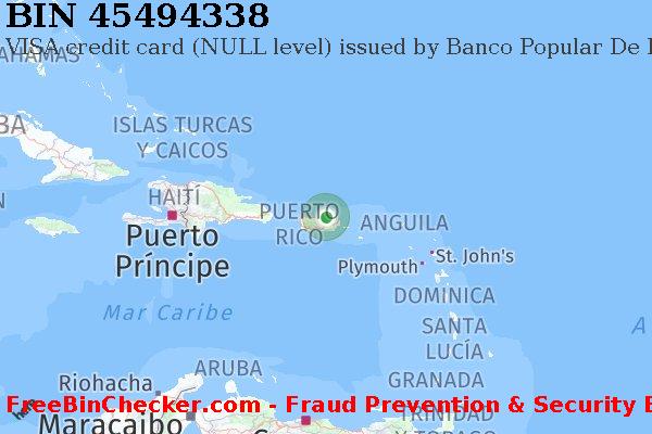 45494338 VISA credit Puerto Rico PR Lista de BIN