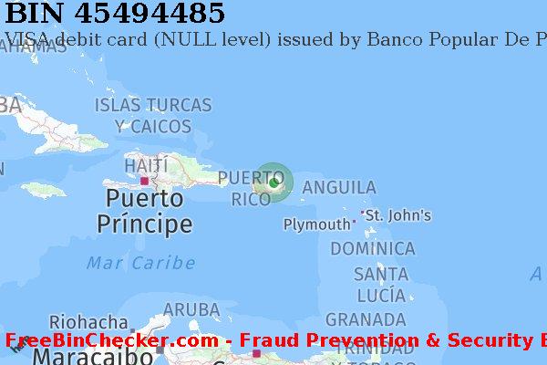 45494485 VISA debit Puerto Rico PR Lista de BIN