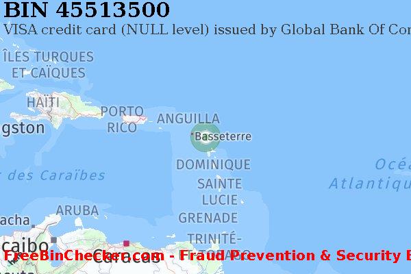 45513500 VISA credit Antigua and Barbuda AG BIN Liste 