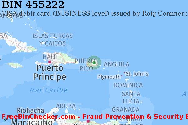 455222 VISA debit Puerto Rico PR Lista de BIN