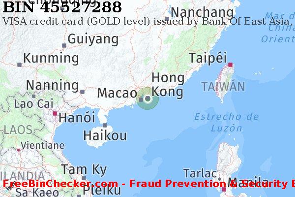 45527288 VISA credit Hong Kong HK Lista de BIN