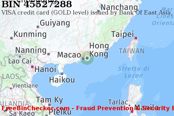 45527288 VISA credit Hong Kong HK Lista BIN