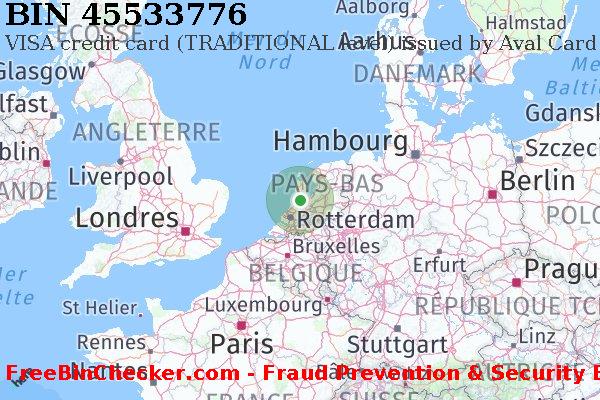45533776 VISA credit The Netherlands NL BIN Liste 