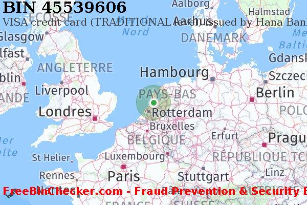 45539606 VISA credit The Netherlands NL BIN Liste 
