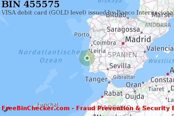455575 VISA debit Portugal PT BIN-Liste