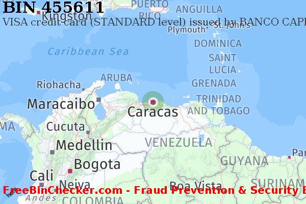 455611 VISA credit Venezuela VE BIN List