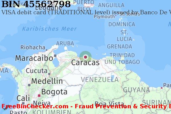 45562798 VISA debit Venezuela VE BIN-Liste