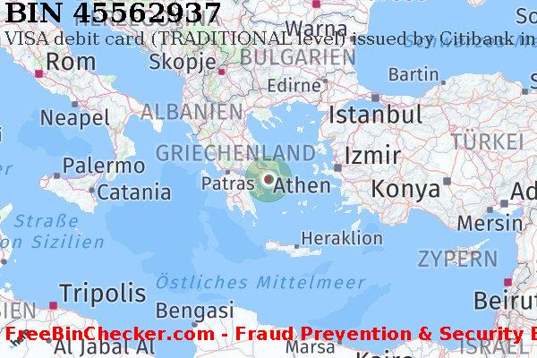 45562937 VISA debit Greece GR BIN-Liste