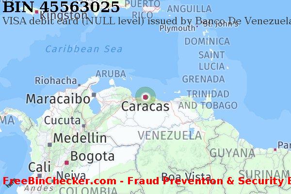 45563025 VISA debit Venezuela VE BIN List