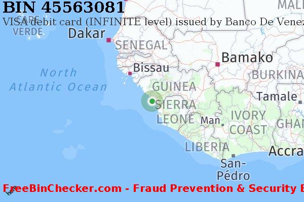 45563081 VISA debit Guinea GN BIN List