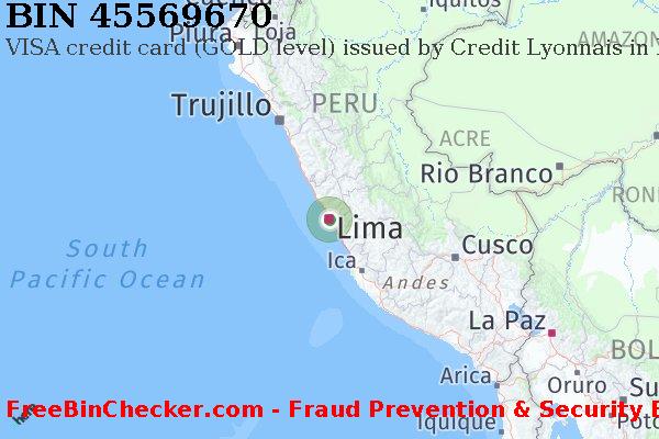 45569670 VISA credit Peru PE BIN List